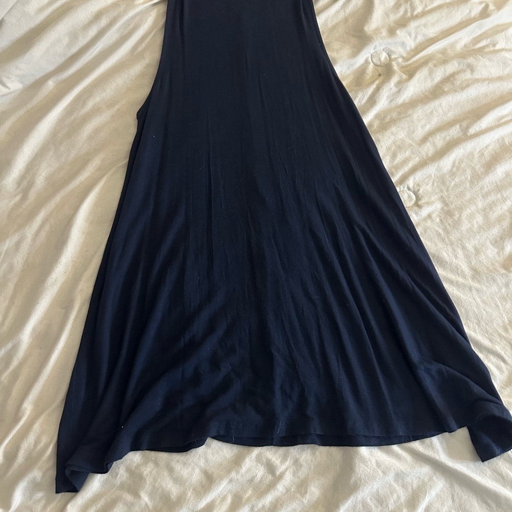 Elegant Navy Blue Women's Dress